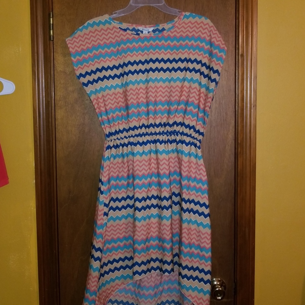 Bloom high, low dress